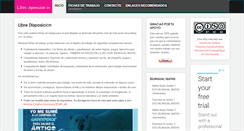 Desktop Screenshot of libredisposicion.es