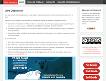 Tablet Screenshot of libredisposicion.es